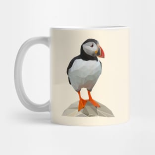 Puffin Bird Lowpoly Art Mug